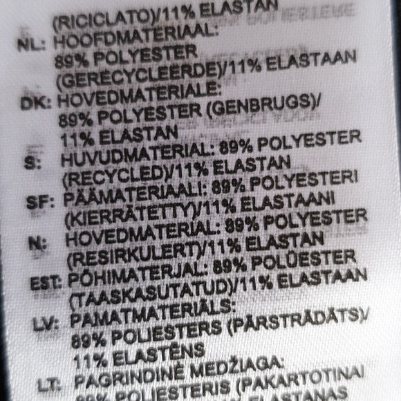 ADIDAS womens high waist bike shorts 3S  black 2XL - Picture 5 of 6